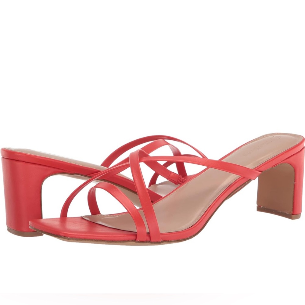 Elegant Red Strappy Heels
